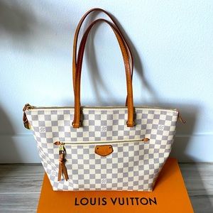 Authentic Louis Vuitton IENA MM Azur with LV box and dust bag